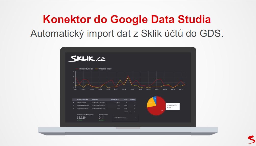 Sklik Expert Forum - Prezentacia Konektor Google Data Studio