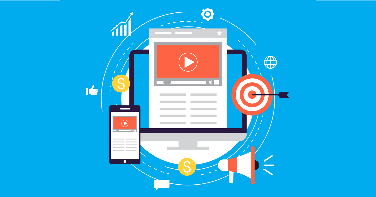 YouTube shopping cart ads